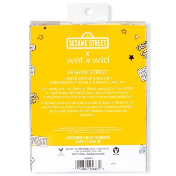 Wet n Wild X Sesame Street Brush Set - Limited Edition - Picture 5 of 5